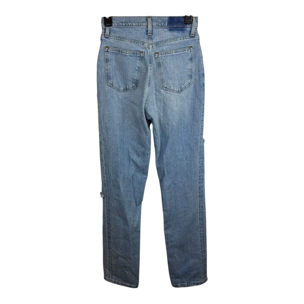 Abercrombie & Fitch The '90s Straight Ultra High Rise Jeans Womens Sz 25/ 0 Long